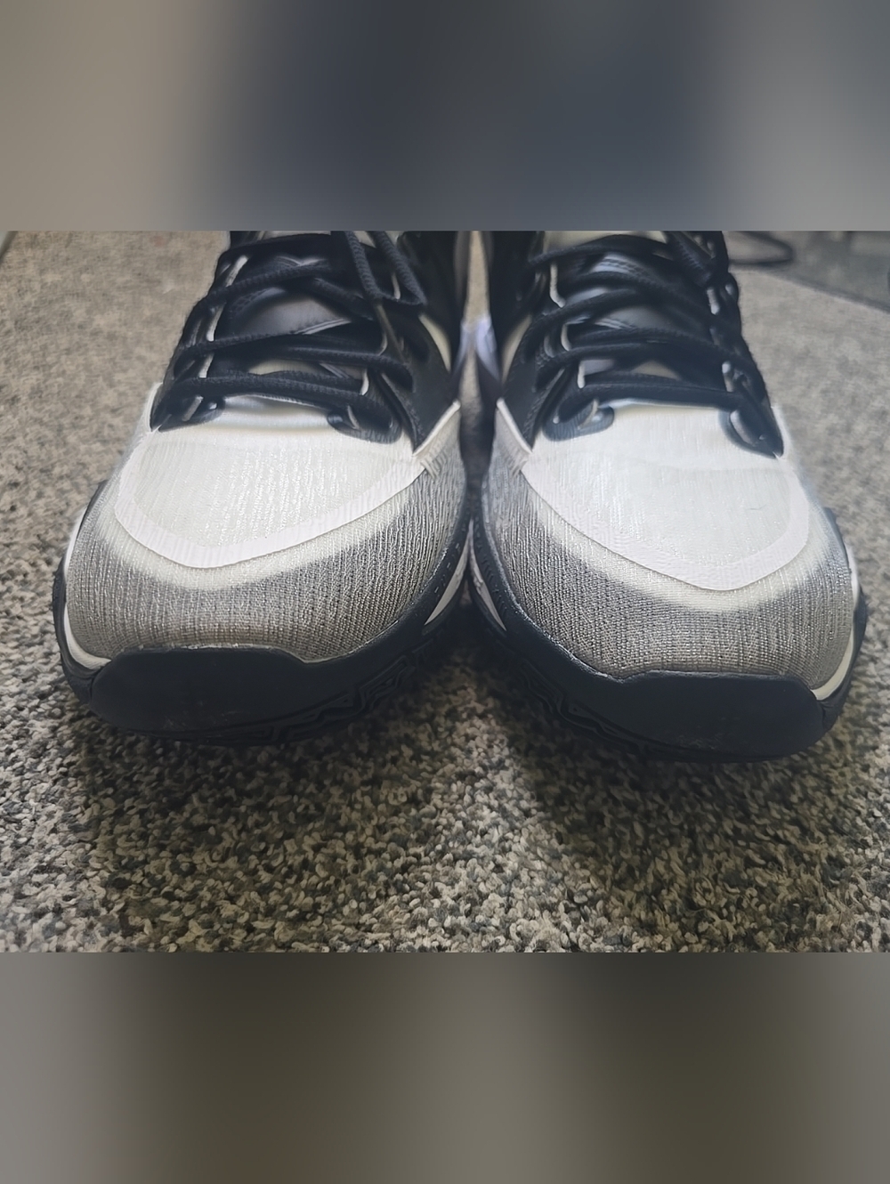 New without Box - Nike KYRIE INFINITY TB 'WHITE BLACK'- Size 12 - Picture 5 of 10